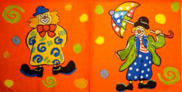 074 Clowns - 3-lagig(orange)