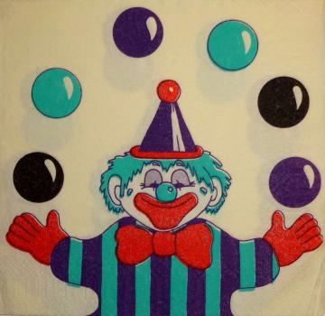 076 Clowns - 3-ply - Duni