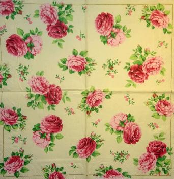 219 Roses - 3-ply (yellow/pink) - Ihr