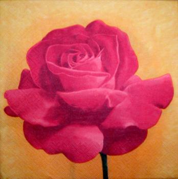 029 Rosen - 3-lagig (rot) - CS