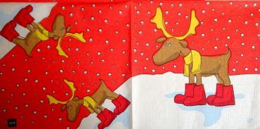 227 Deer - 3-ply (red) - ppd