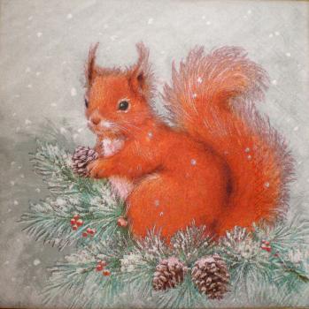 020 Eichhörnchen - 3-ply - Ambiente