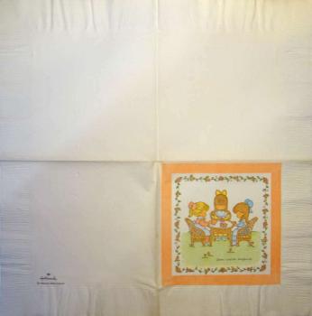 003 Lisi - 3-ply - Hallmark 1980 - Joan Walsh Anglund - 35x35cm
