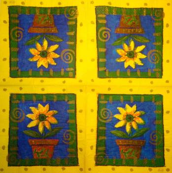 103 Sunflowers - 3-ply (yellow) - Duni