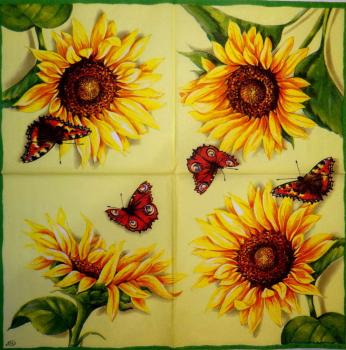 045 Sunflowers - 3-ply (yellow) - Ihr