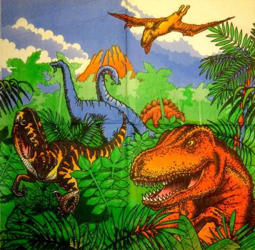 047 Dinosaurier - 2/3-lagig - CS