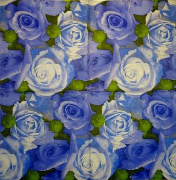 669 Rosen - 3-lagig - 40x40cm