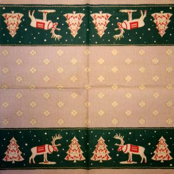 229 Deer - 3-ply (grün) - Ihr