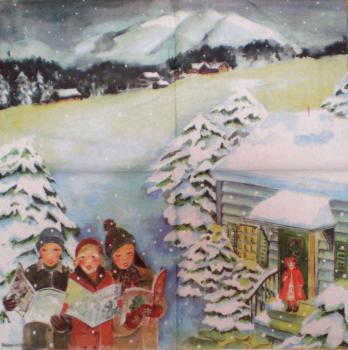 020 Winter Landscape - 3-ply - Madame est Servie
