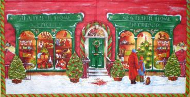 027 Winterlandschaft - 3-lagig (rot) - Ihr