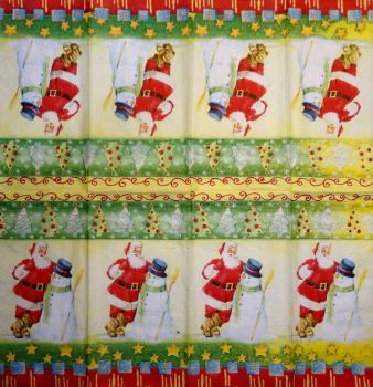 043 Schneemann - 4-lagig - Paper Design - Taschentuch