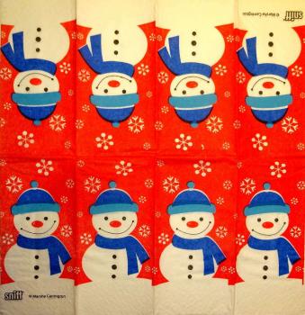 245 Snowman - 4-ply - Sniff - Marsha Carrington - Handkerchief