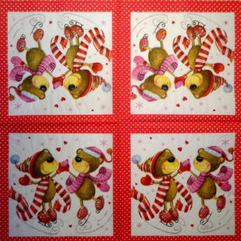 160 Bären Christmas - 2-ply