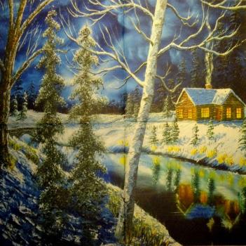 238 Winterlandschaft - 3-lagig