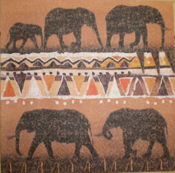 009 Elefant - 3-lagig - Paper Design