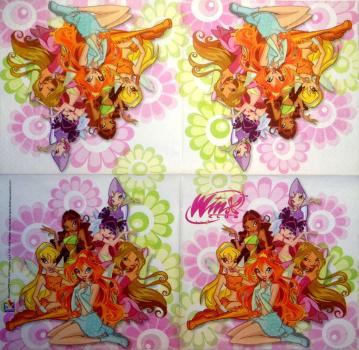 284 Mädchen - 2-ply - Winx Club 2007