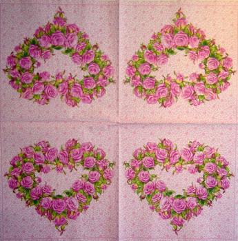 482 Rosen - 3-lagig (rosa/rosa) - Ihr - CS