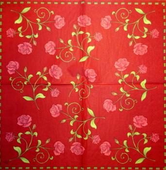 797 Rosen - 3-lagig (rot) - Ambiente