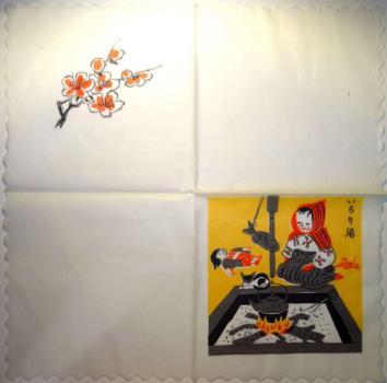 251 Asia - 1-ply - Waved Edge - 35x35cm