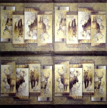 283 Hirsche - 3-lagig - CS