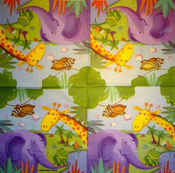 033 Animals Africa: Divers - 3-ply - Nancy Gale Carlson - CS