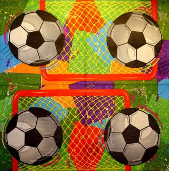 001 Sport: Fußball - 3-ply - Paper Art