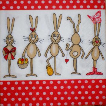 029 Rabbits:  unnatürlich - 3-ply - CS