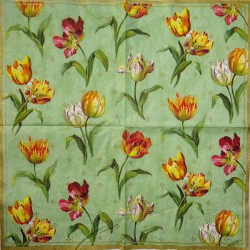 131 Tulpen - 3-lagig (grün) - Ihr