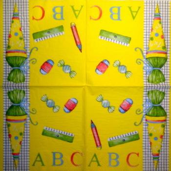 009 Schule - 3-lagig (gelb) - ti-flair