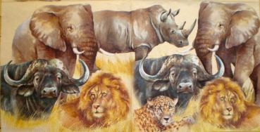 081 Animals Africa: Divers - 3-ply - Ihr
