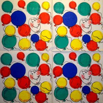 112 Clowns - 3-ply (grün)