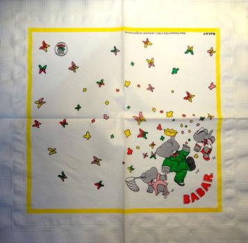 023 Elephant - 3-ply (0864) - Babar 1990