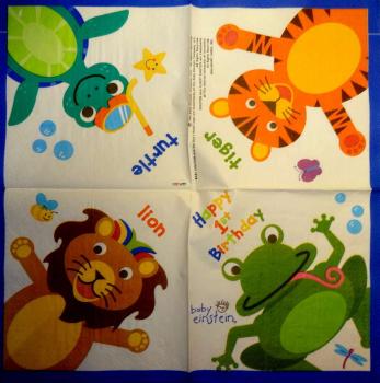 118 Frösche - 2/3-ply (0475) - Hallmark - Baby Einstein