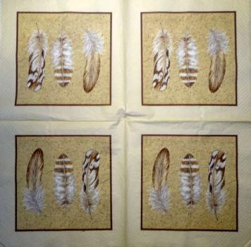 011 Feathers - 3-ply (brown)
