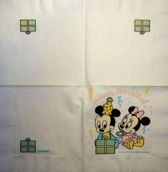 220 Mickey Mouse - 3-ply - Disney 1984 - CS