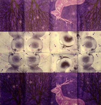 284 Deer - 4-ply - Paper Design - Handkerchief