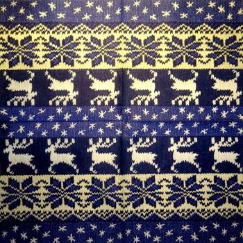 290 Deer - 3-ply (blue)