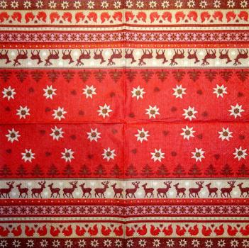304 Deer - 3-ply (red) - CS