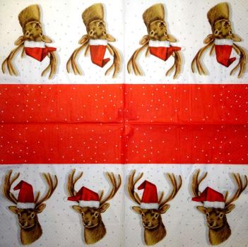 318 Deer - 3-ply (weiß) - Paper Design