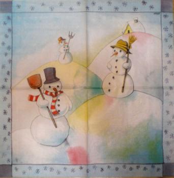 031 Snowman - 3-ply - Safuri