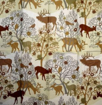 183 Deer - 4-ply (brown) - Ihr - Handkerchief