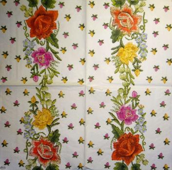 471 Roses - 3-ply (weiß) - Maki