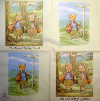 071 Schweine - 3-lagig - Beatrix Potter 2002