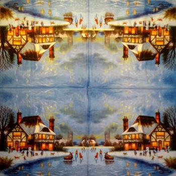 255 Winter Landscape - 3-ply