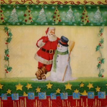 043 Snowman - 3-ply - Paper Design