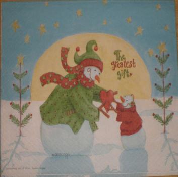 063 Snowman - 3-ply - Teresa Kogut 2005