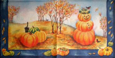 011 Halloween - 3-lagig (blau) - Ihr