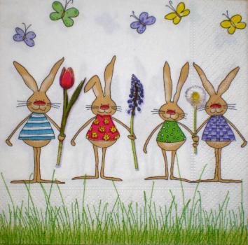 051 Rabbits:  unnatürlich - 3-ply - CS