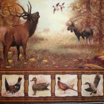 012 Deer - 3-ply - Home Fashion