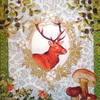 041 Deer - 3-ply